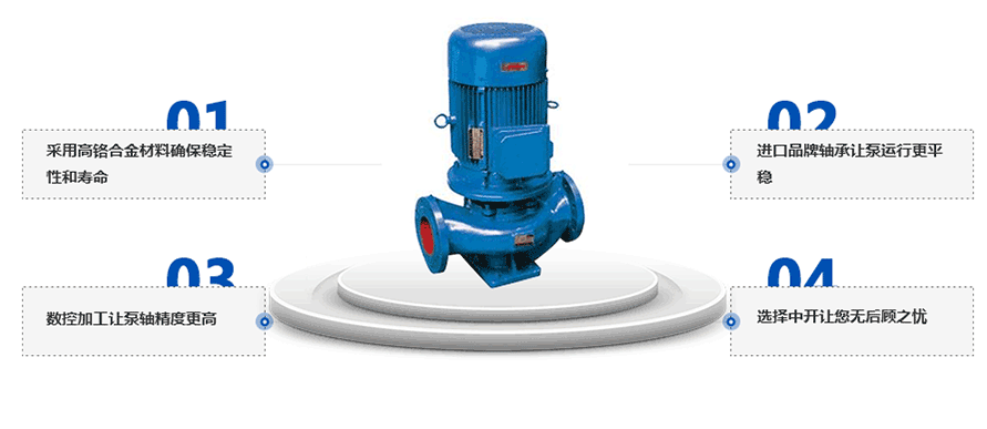 IRG管道泵产品优势